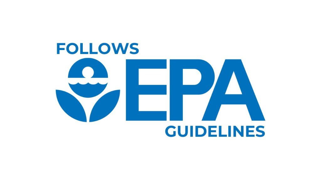 Follows epa guidelines